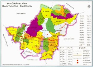 ban do hanh chinh chi tiet huyen thong nhat dong nai