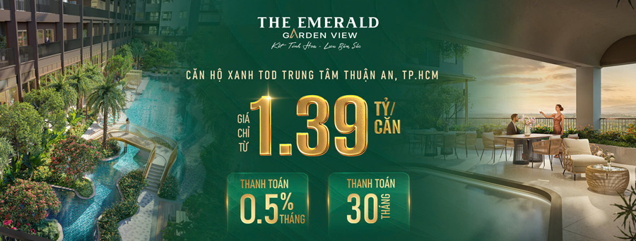 chinh sach ban hang the emerald garden view