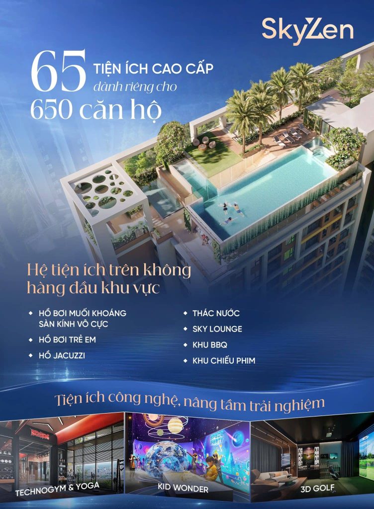 65 đặc quyền dành riêng cho cư dân Picity Sky Zen