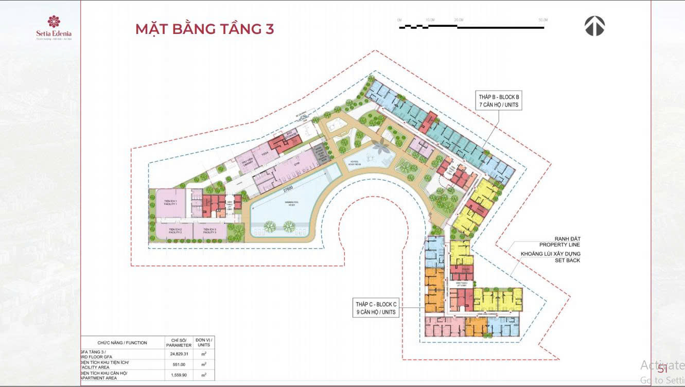 mat bang tang setia edenia 1