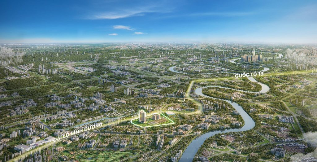 Vị trí đắc địa của Setia Edenia tại trung tâm Lái Thiêu 1 setia edenia