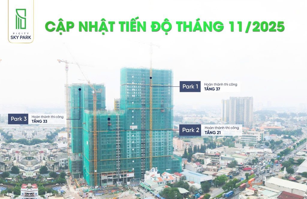 Tiến độ xây dựng Picity Pham Văn Đồng