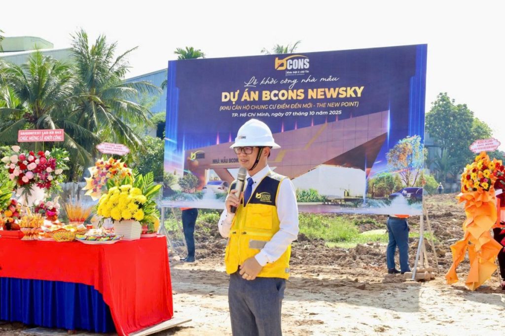 BCONS NEWSKY 15 Tiến độ thi công Bcons New Sky