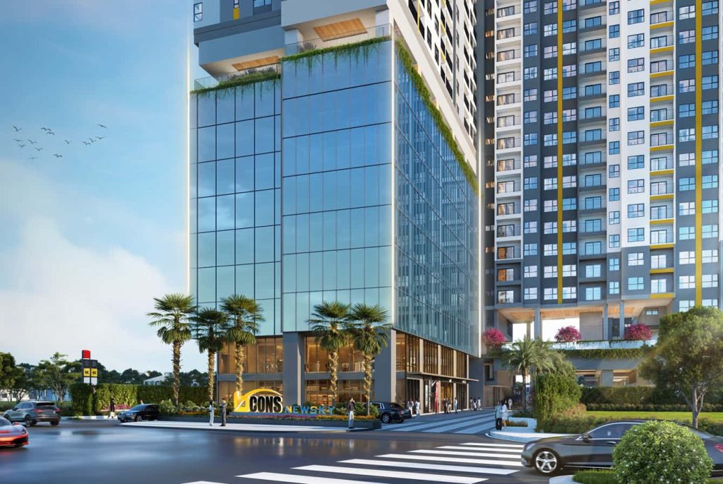 View từ Quốc Lộ 13 Hướng Về Bcons New Sky View từ Quốc Lộ 13 Hướng Về Bcons New Sky