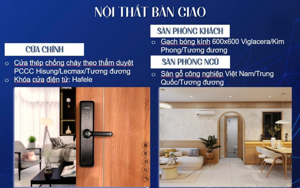 Vật liệu bàn giao Bcons Center City