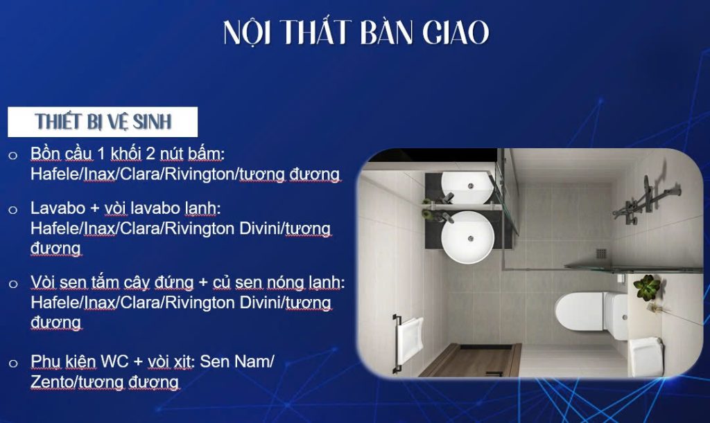 Vật liệu bàn giao Bcons Center City