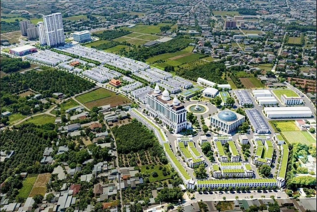 Tổng quan nhà phố Green Skyline Green Square