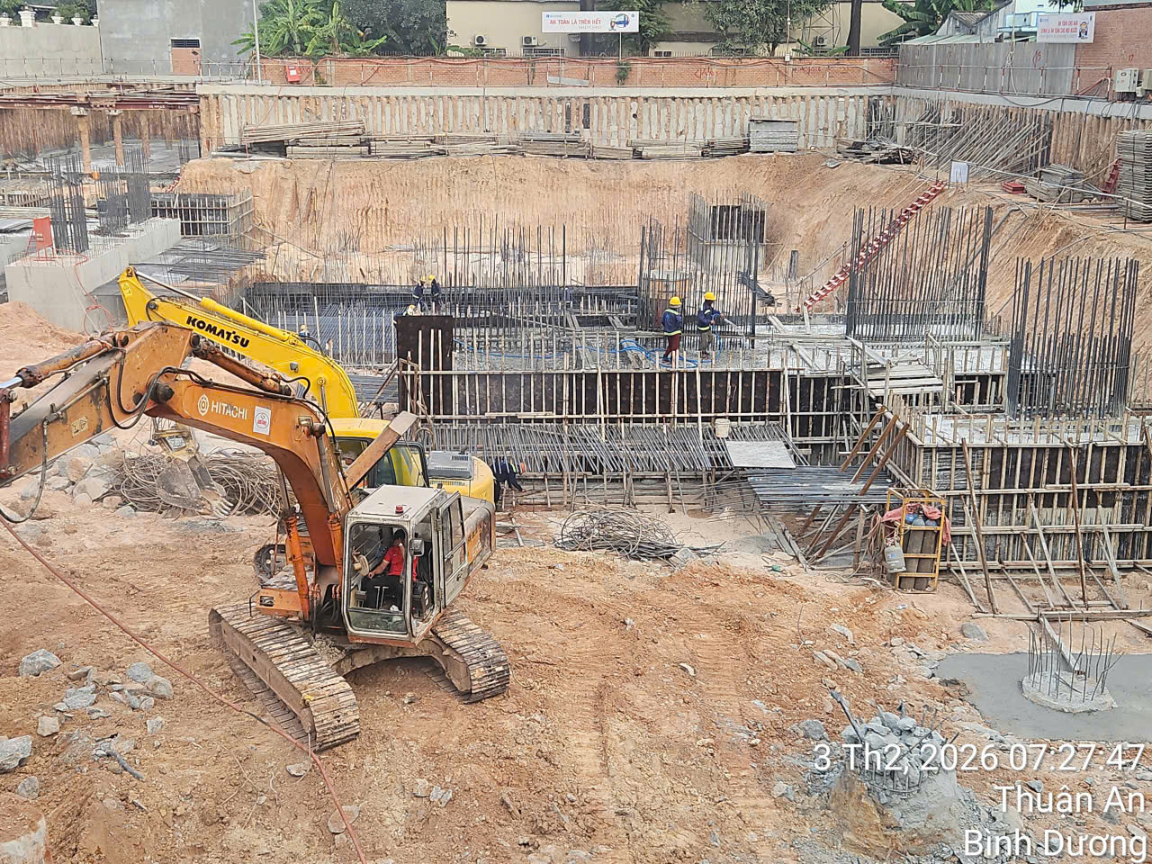 Tiến độ thi công cập nhật đến ngày 3-2-2026