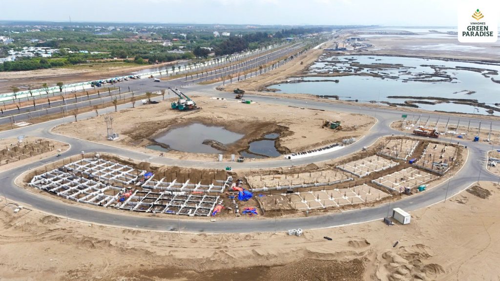 Hình ảnh thực tế tiến độ Vinhomes Cần Giờ tháng 03/2026